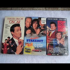 Oscar Another Stakeout Stop! Or My Mom Will Shoot VHS Cassette Tape Bundle $3
